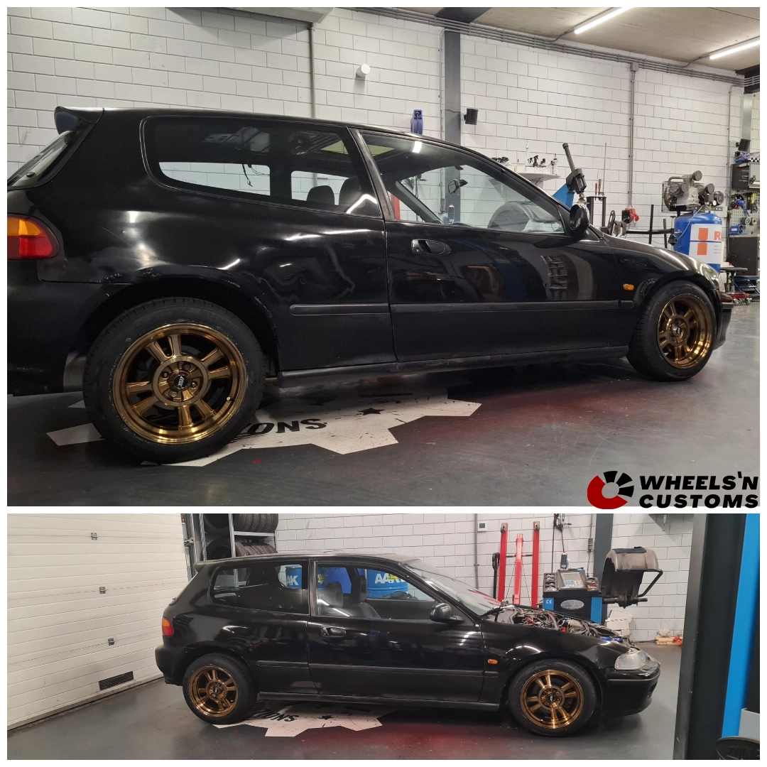 Honda Civic EG5 - 15 inch YKW Wheels Y5030 Copper Bronze - 8.25J ET20