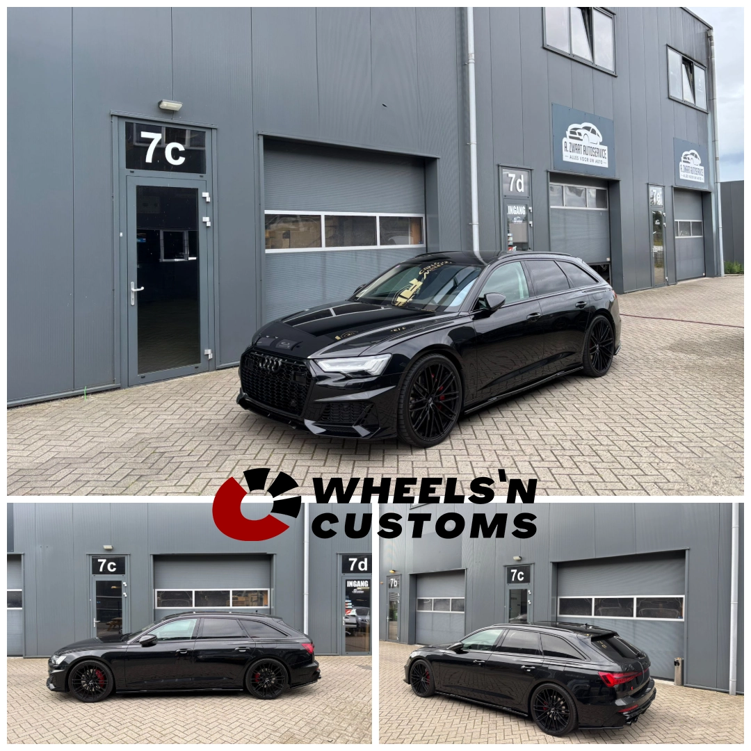 Audi A6 Avant C8 voorzien van Maxton Design onderdelen