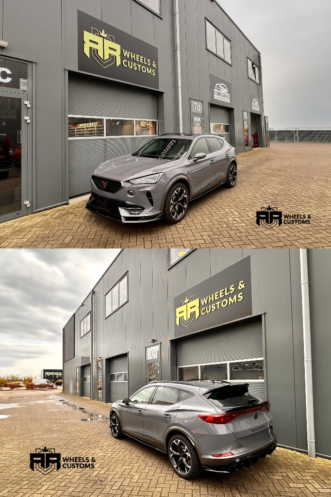 Front Splitter V.4 Cupra Formentor Mk1 Side Skirts Diffusers Cupra Formentor Rear Side Splitters V.3 Cupra Formentor Mk1 Rear Valance V3 + Black Exhaust Ends Imitation Cupra Formentor Mk1 / Diffuser L