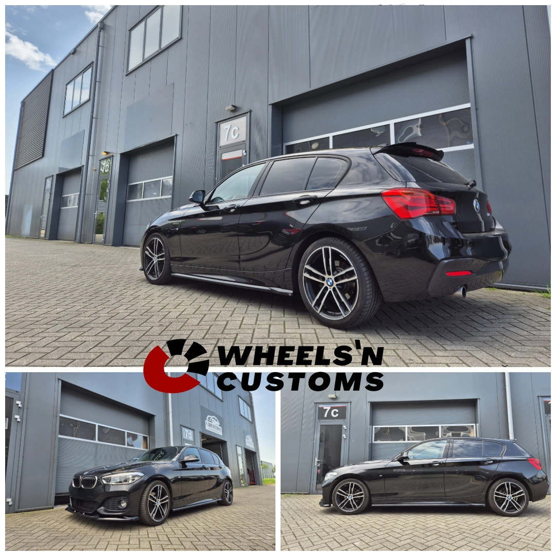 BMW 1 serie F20 voorzien van Maxton Design pakket