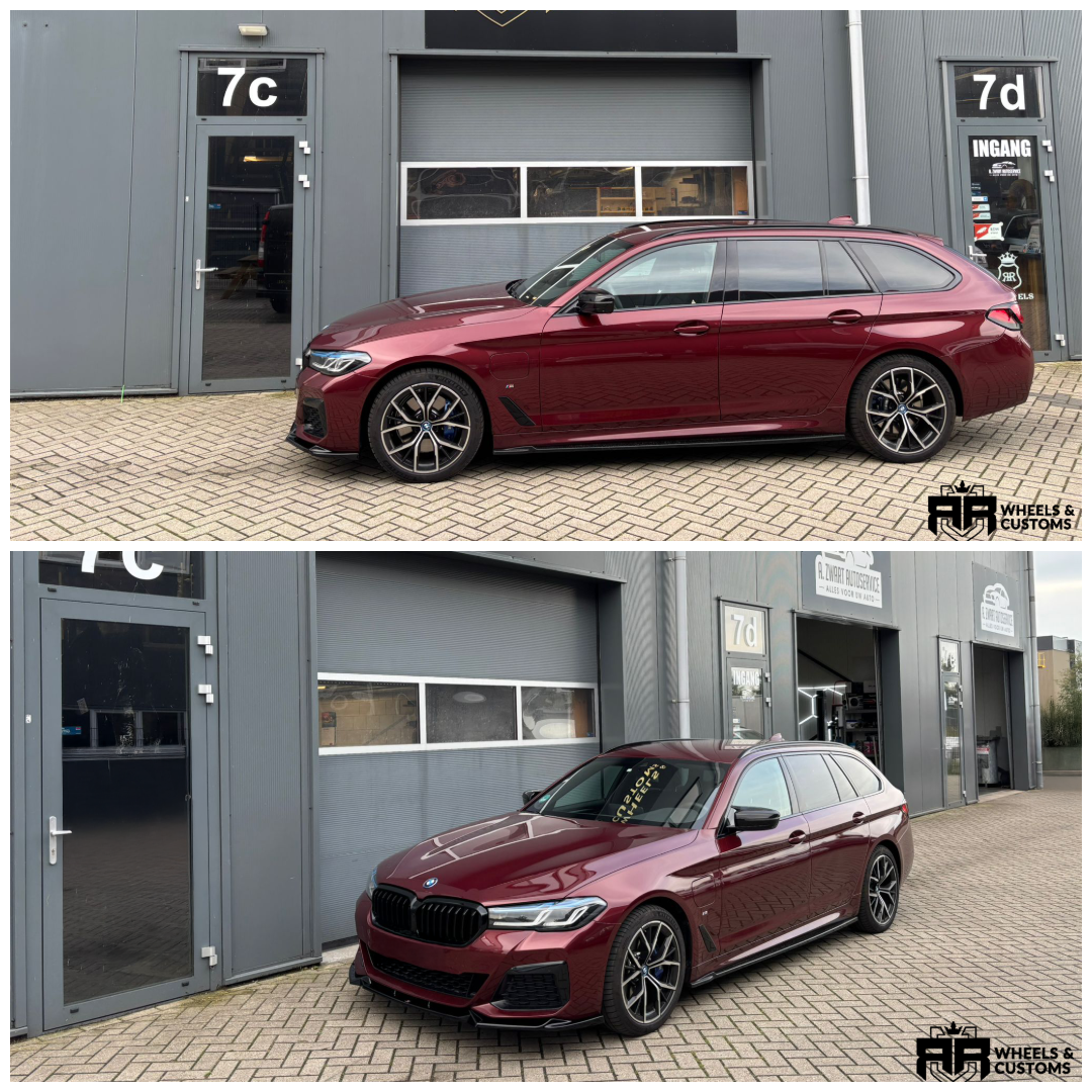 BMW 5 serie G31 voorzien van Maxton Design onderdelen