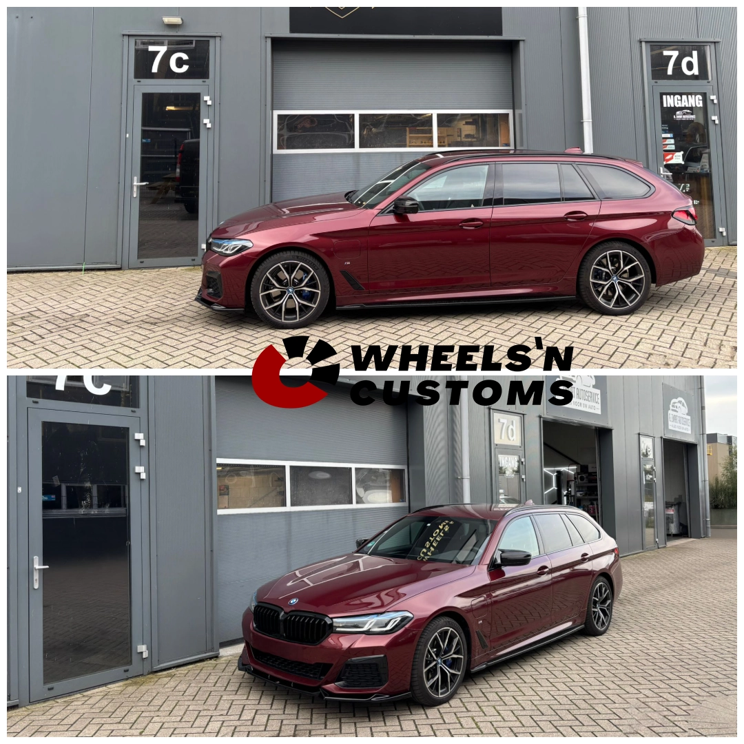 BMW 5 serie G31 voorzien van Maxton Design onderdelen