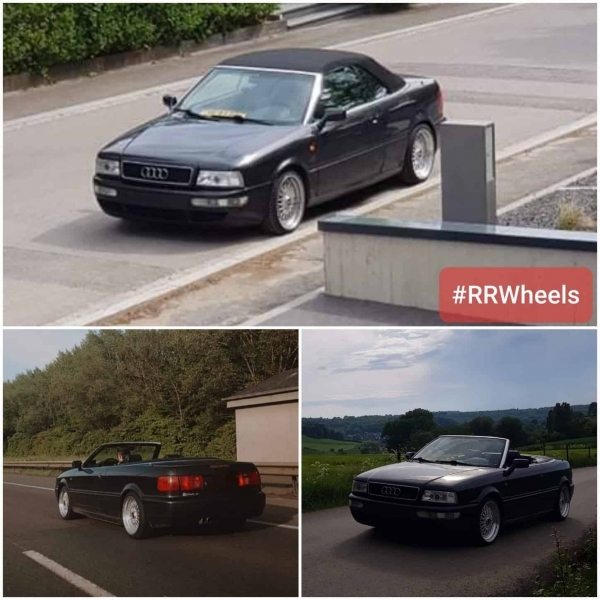 Audi 80 cabrio - 17 inch Exclusive concepts - 4x100/108 7.5J ET33 + 8.5J ET30.