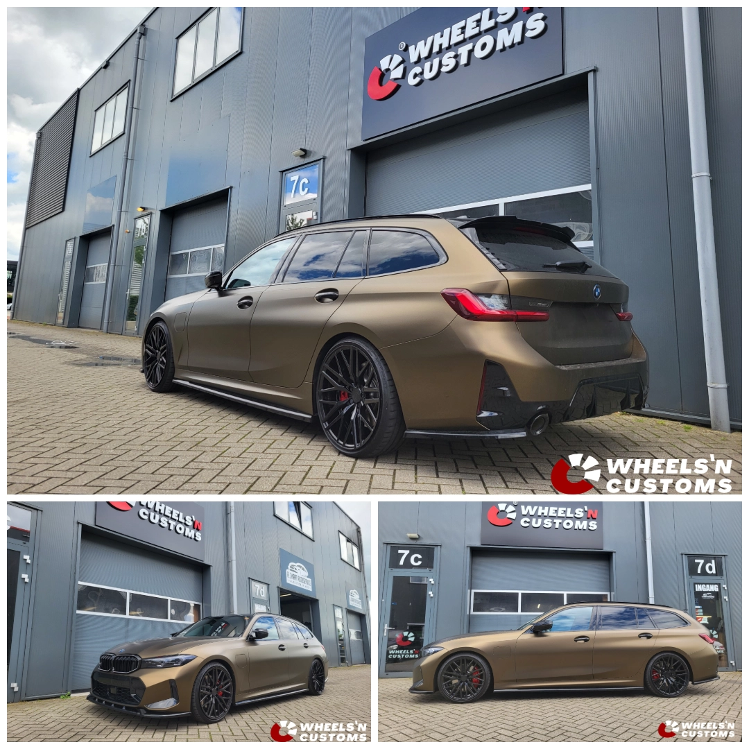 BMW 3 serie G21 -  20 inch AXE EX30 Gloss Black - 8.5 ET 25 + 10J ET40