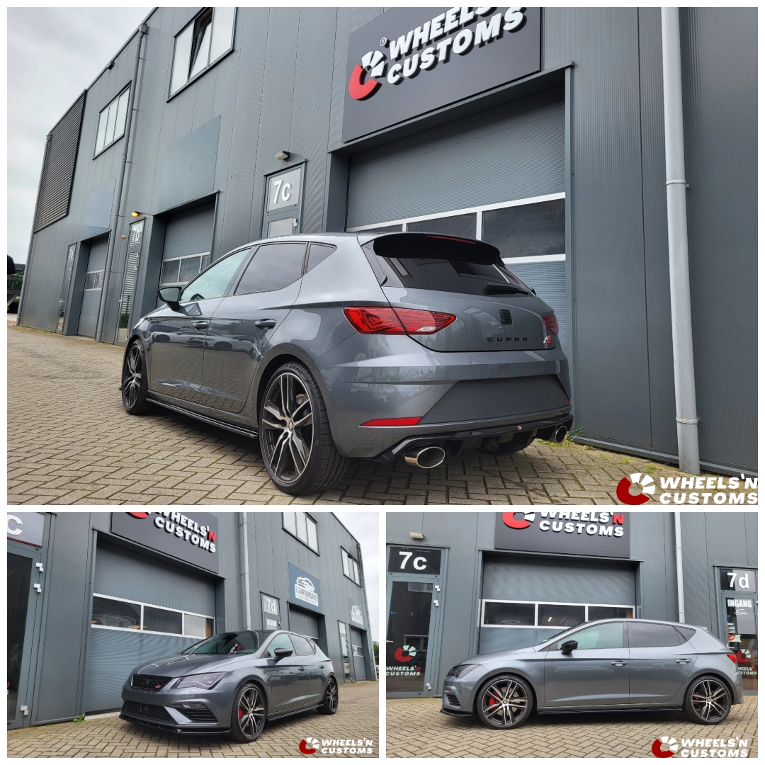 Seat Leon mk3 Cupra voorzien van Maxton Design onderdelen