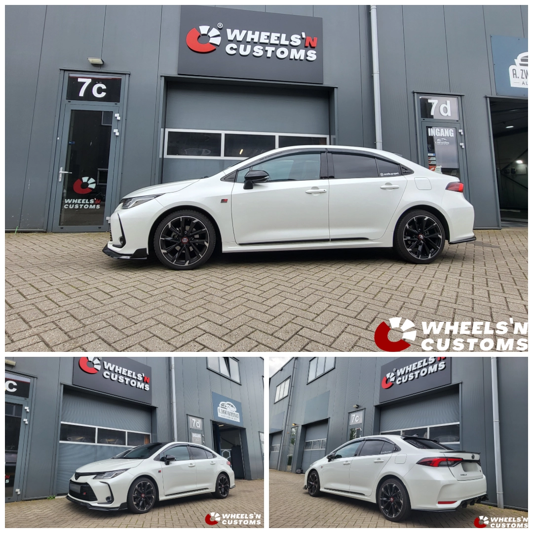 Toyota Corolla voorzien van Maxton Design onderdelen