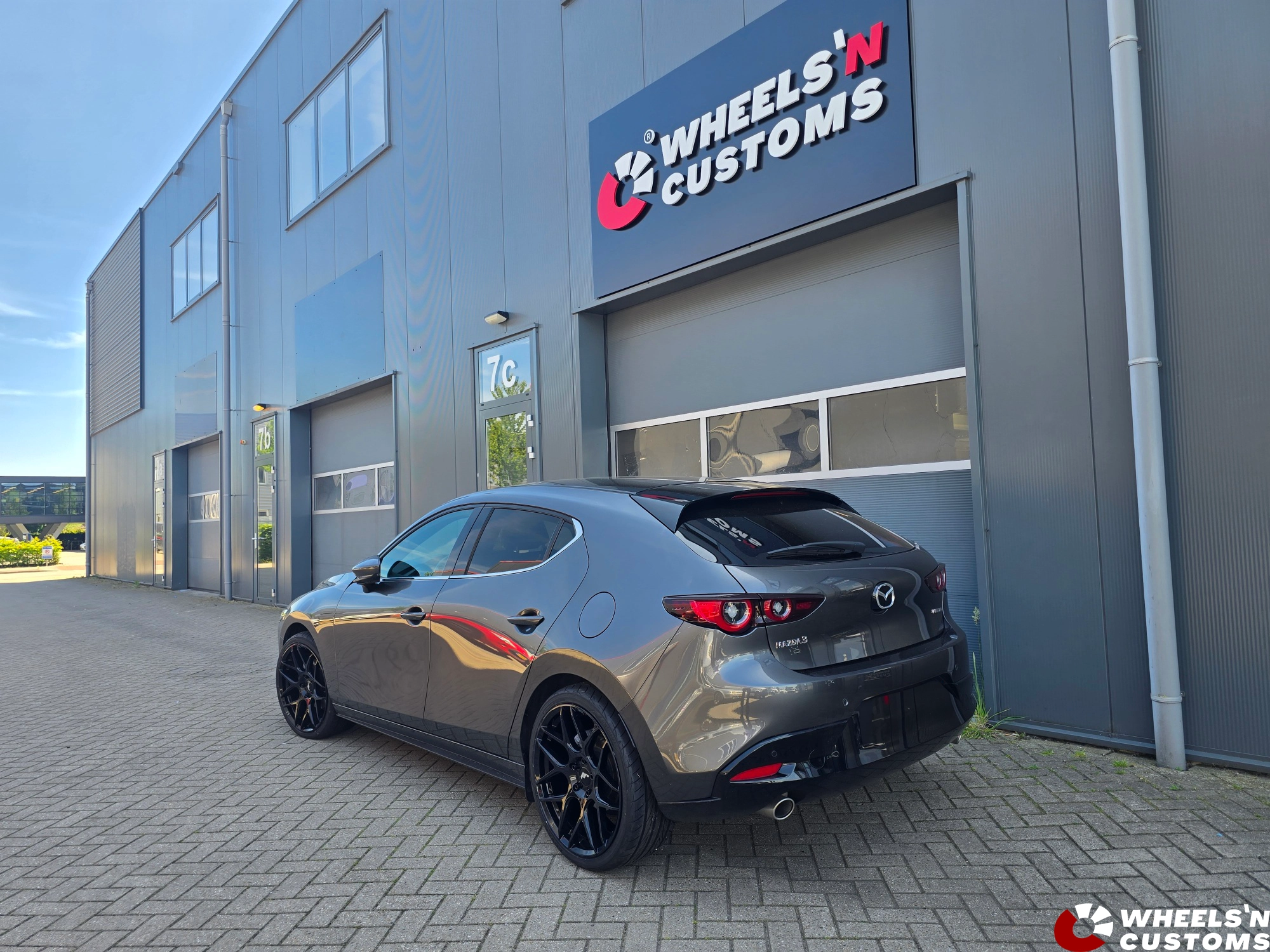 Mazda 3 Hatchback 2025  - 19 inch JR JR18 GLOSS BLACK - 8.5J ET45 