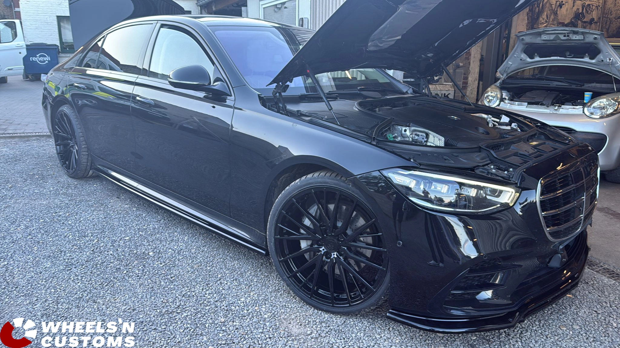  Mercedes S580 W223 22 inch AXE EX40 Gloss Black