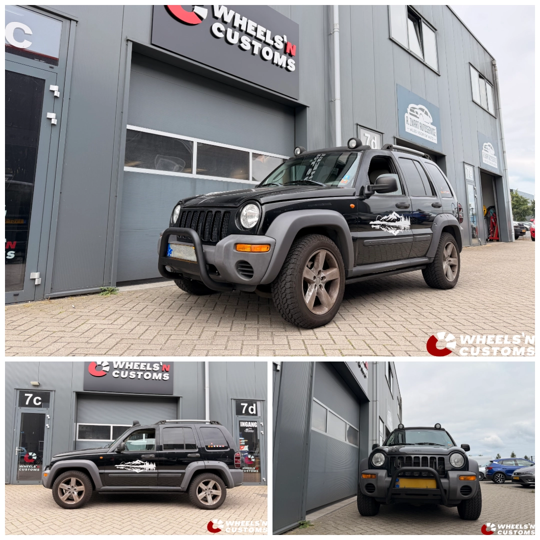 Jeep Cherokee Mk3 voorzien van Misutonida onderdelen