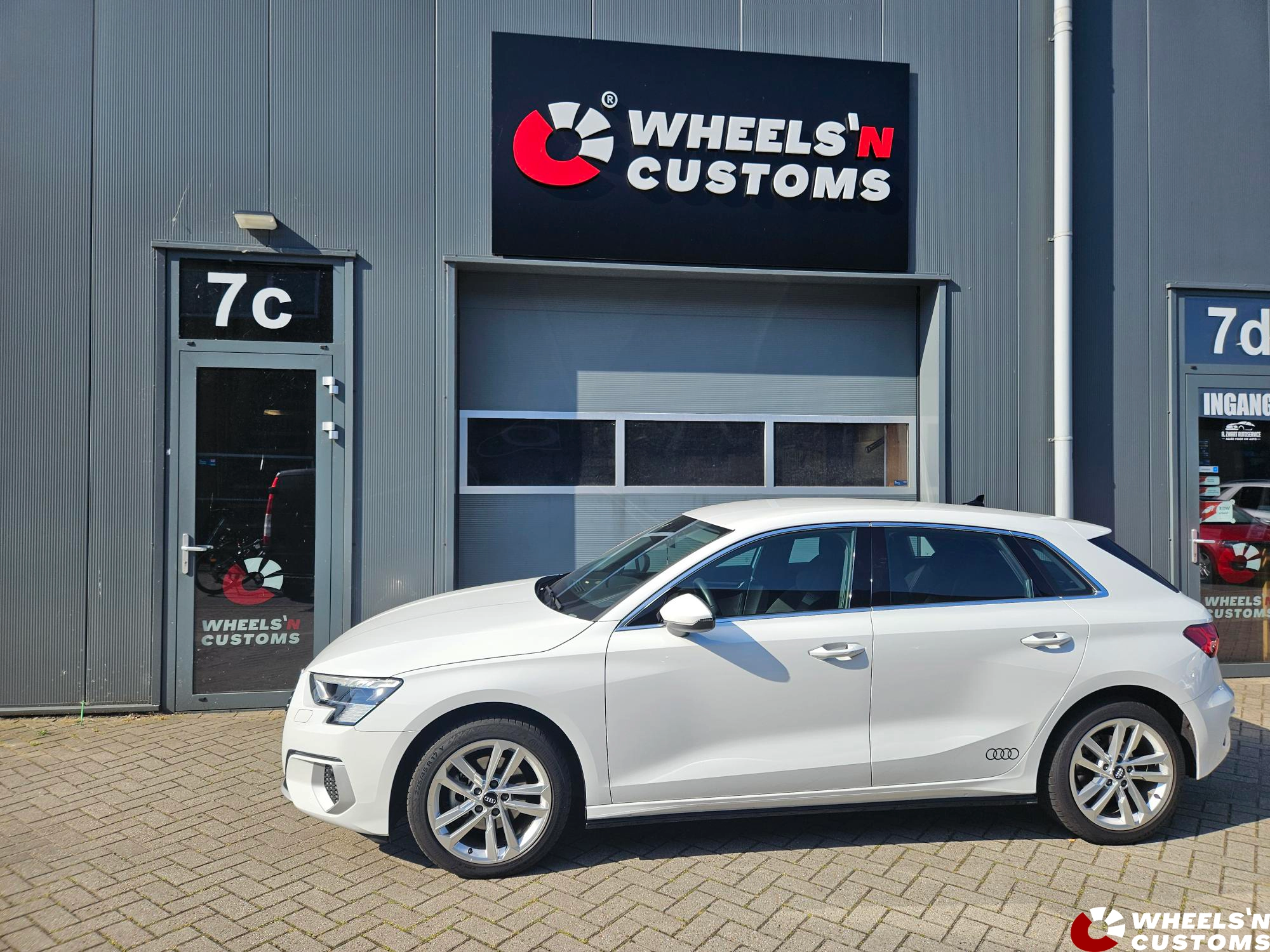 Audi A3-voorzien van Maxton Design onderdelen