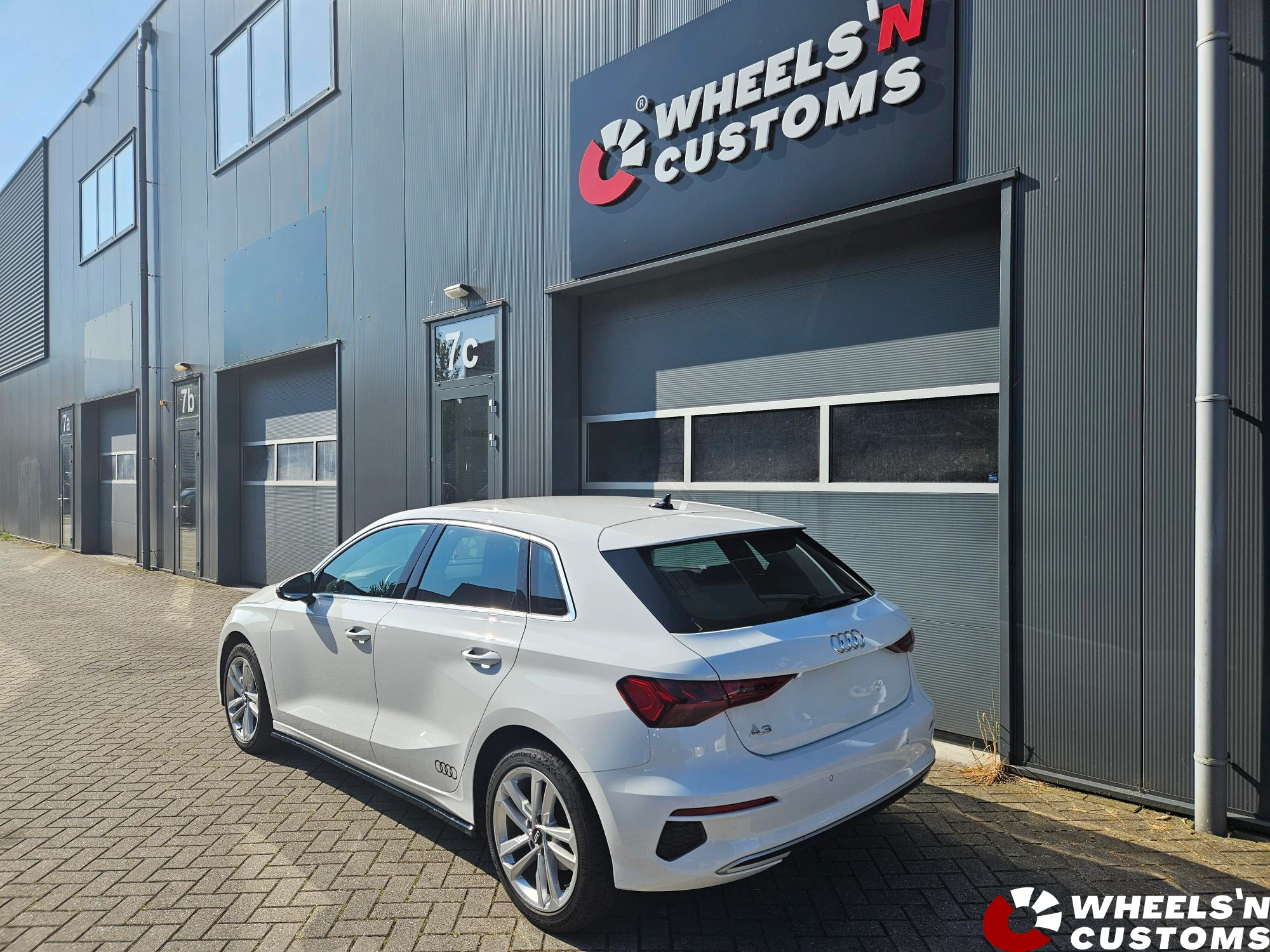 Audi A3-voorzien van Maxton Design onderdelen