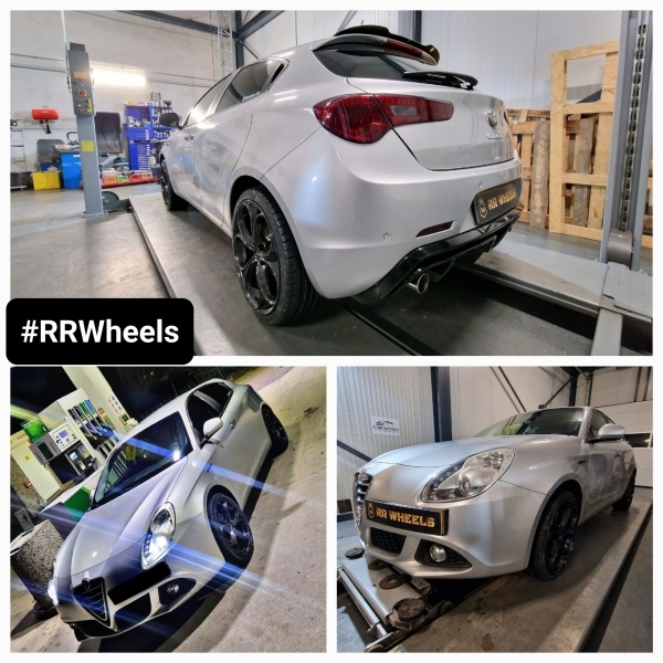 Alfa Romeo Giuletta - 19 inch GMP Italia Drake velgen Antraciet - 5x110 8J ET33.