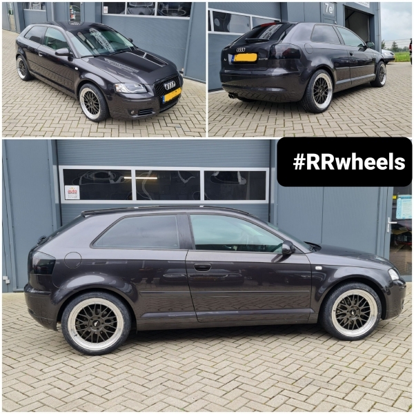 Audi A3 - 18 inch JR23 Hyper Gray - 5x112 8.5J ET45.