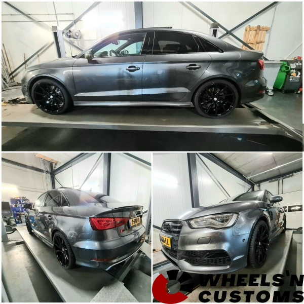 Audi S3 - 19 inch JF Luxury VS1085 Gloss Black - 5x112 8.5J ET40.