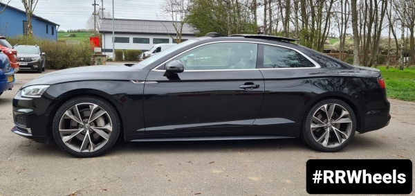 Audi A5 2016 - 19 inch JF Luxury Audi Concepts QW7 Gun Metal - 5x112 ET40.