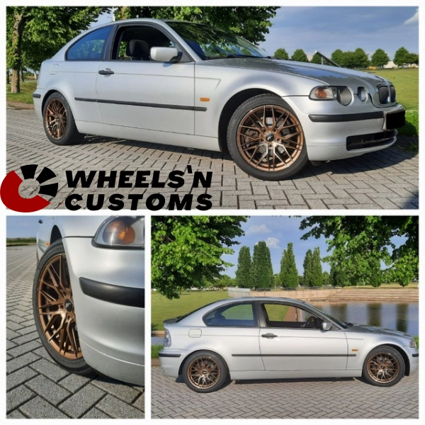BMW E46 Compact - 17 inch Japan Racing Platinum Bronze - 5x120 8J ET38.