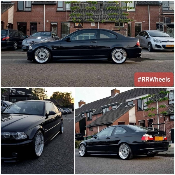 BMW E46 coupe - 18 inch breedset JNC004 - 8.5J ET30 + 9.5J ET25.