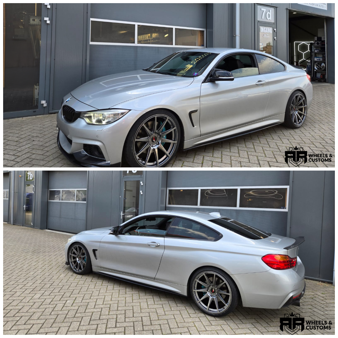 BMW 4 serie F32 - 20 inch JR Wheels JR11 Hyper Black - 5x120 8.5J ET35 + 10J ET40