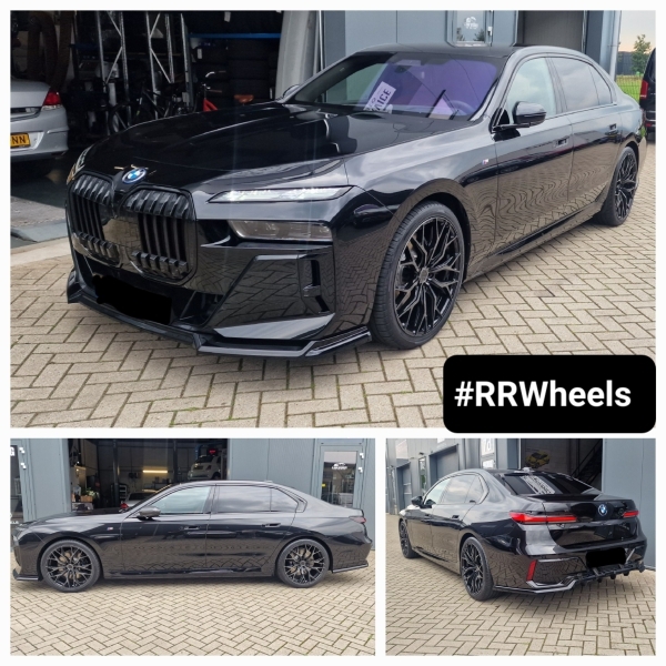 BMW I7 G70 - 22 inch Concaver CVR1 Double Tinted Black - 5x112 9J ET20 + 11J ET45