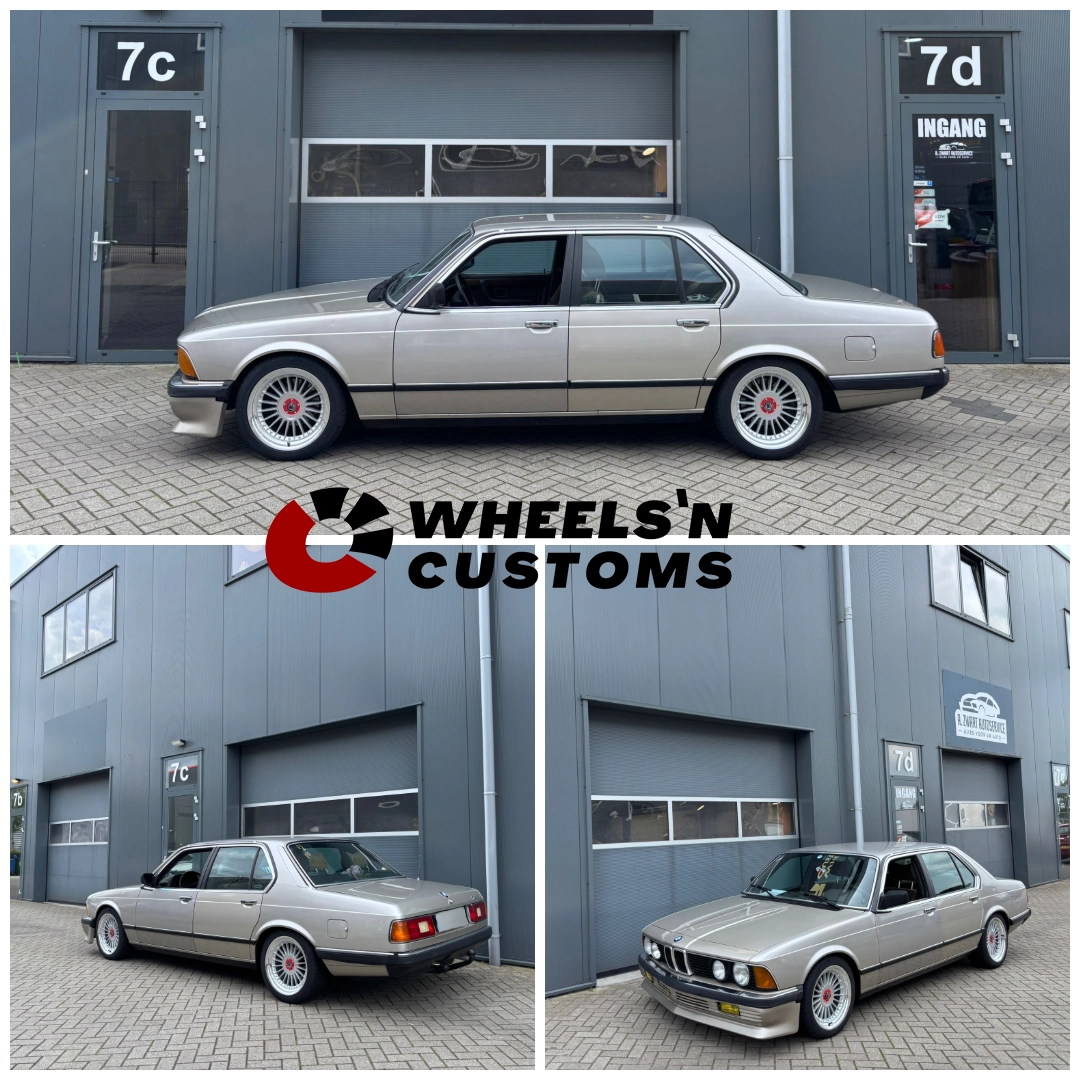 BMW 7 serie E23 - 17 inch Alpina Style Silver + Polished lip - 5x120 8J ET20