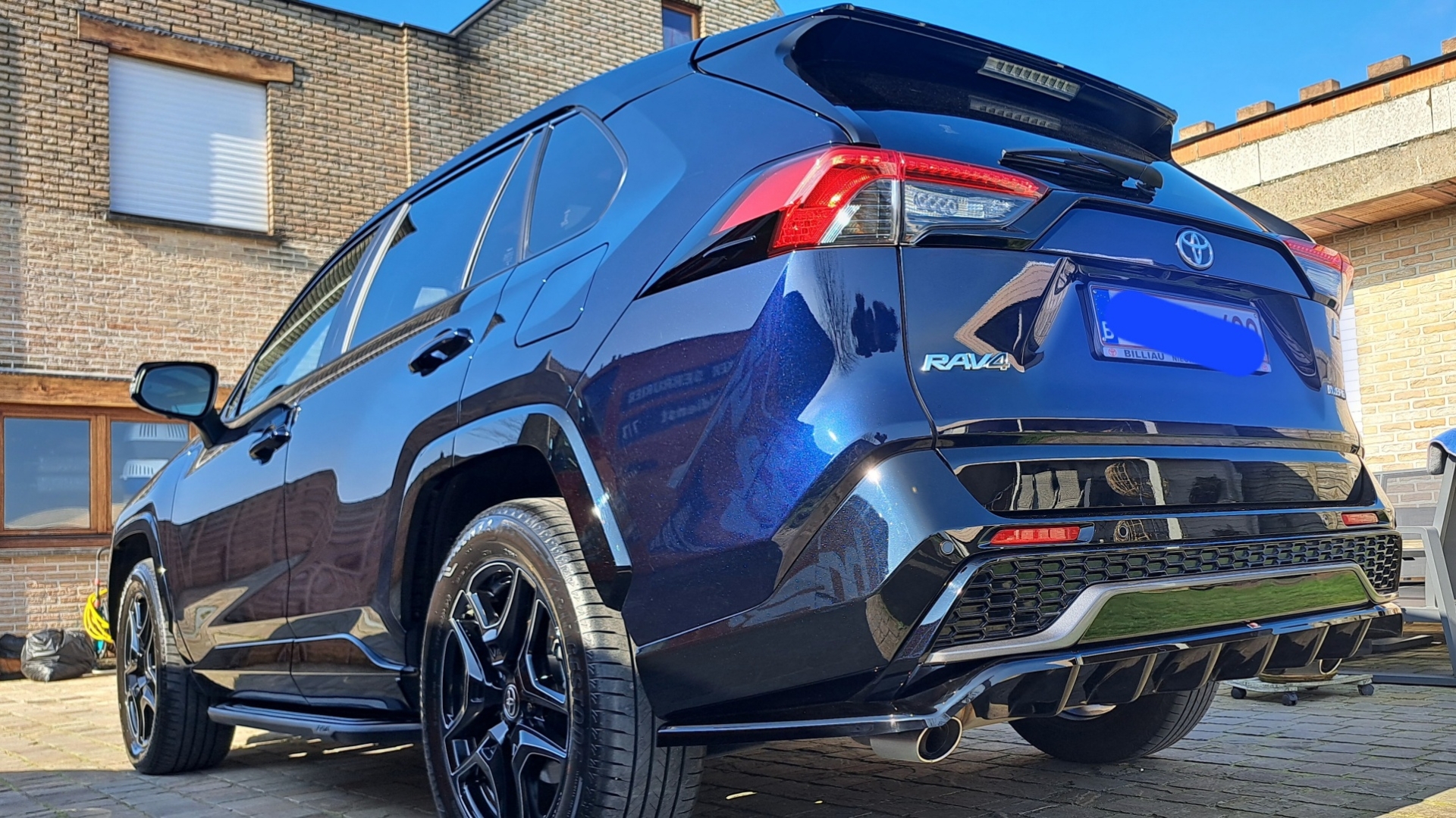 Central Rear Splitter (with vertical bars) Toyota RAV4 GR Sport Mk5 / Diffuser