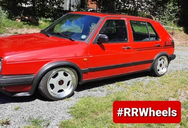 Volkswagen Golf 2 - 16 inch Brave wheels - 4x100 7.5J ET35 + 8.5J ET30