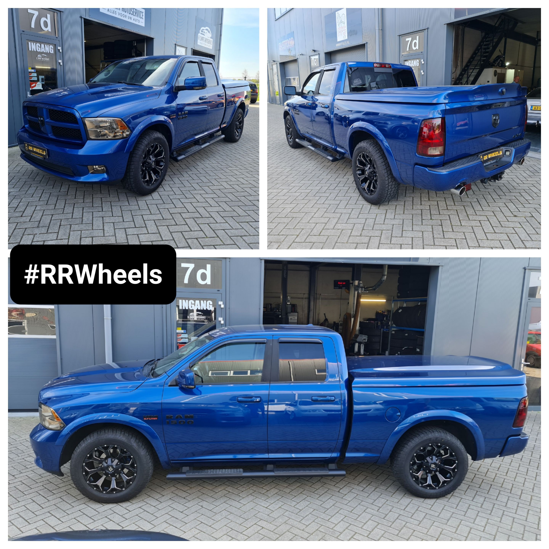 Dodge Ram - 20 inch Kipardo V640 Matte Black Milling Window 