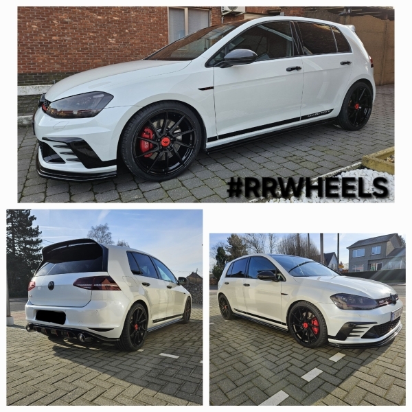 Volkswagen Golf 7 GTI Clubsport - 19 inch Japan Racing JR36 Gloss Black - 8.5J ET45