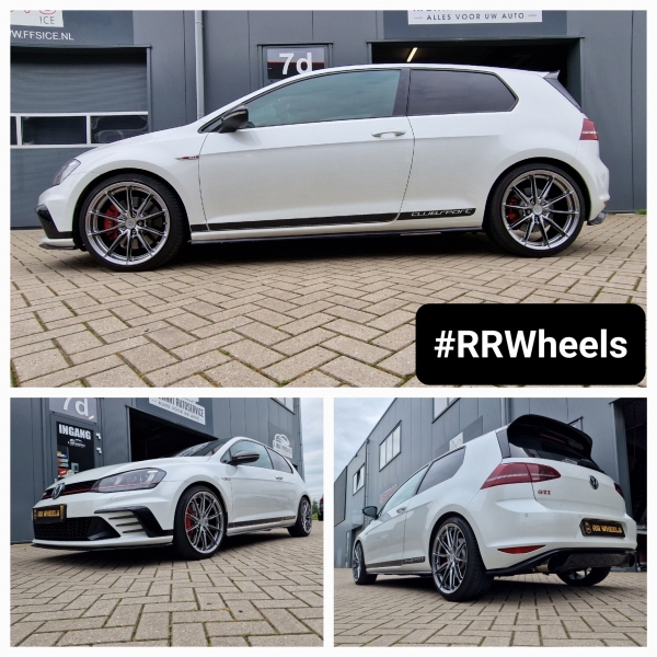 Volkswagen Golf 7 - 19 inch Japan Racing JR37 Hyper Black - 5x112 8.5J ET45