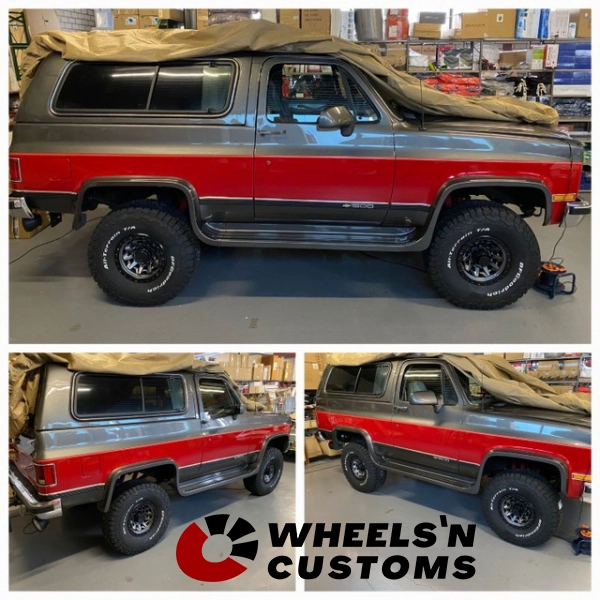 Chevrolet Blazer 1991 - 15 inch Fuel Wheels D716 Matte Gun Metal Black Bead Ring.