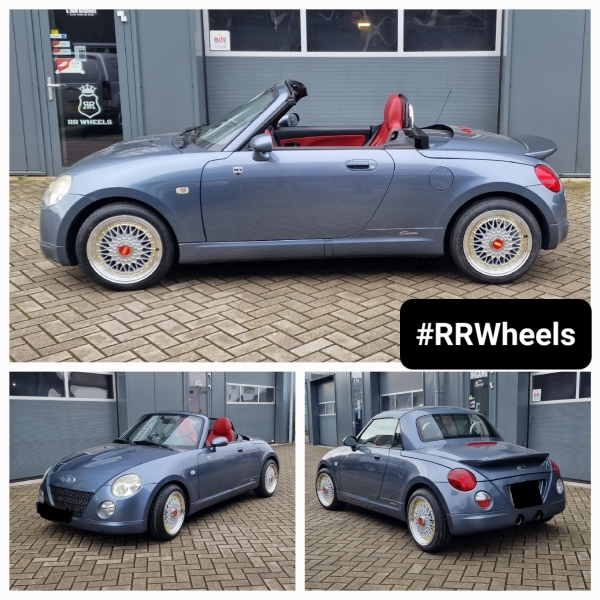 Daihatsu Copen - 15 inch JF Luxury velgen REW032 - 4x100 6.5J ET30.