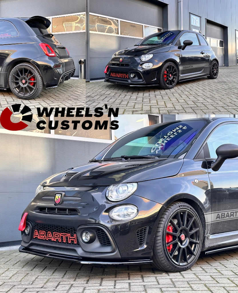 Fiat 500 Abarth MK1/ Bumper Lip/ Spoiler Extension/ Rear Side Splitters/ Bumper Flaps/ Side Skirts/ Diffusers