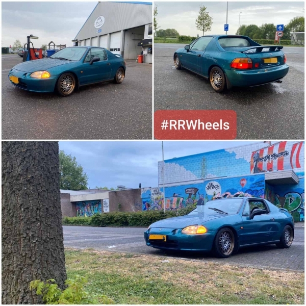 Honda Del sol - 16 inch JF Luxury - Bronze deep dish - 7.5J ET35.