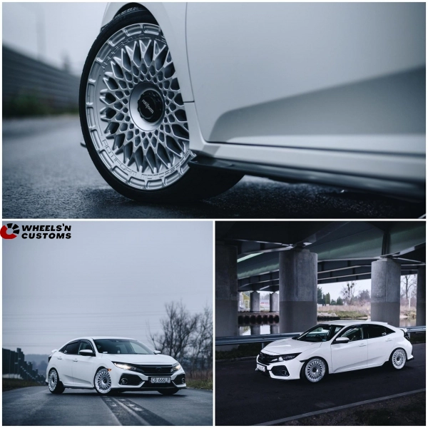 Honda Civic R / FK7 - 19 inch Rotiform LHR-M Silver - 5x114.3 ET35