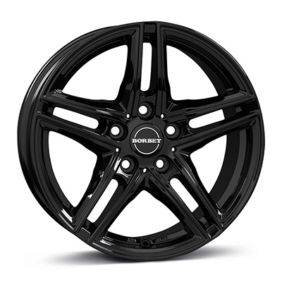 Borbet Borbet XR black glossy 17" 5x112 ET45.0 B66.60