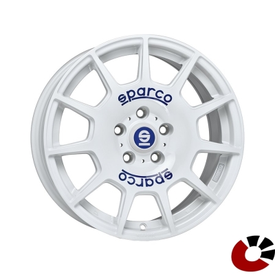 SPARCO SPARCO TERRA 7x16 ET37 4x100 CB63.4 WHITE BLUE LETTERING